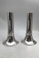 Georg Jensen Sterling Sølv Lysestager (No. 1139) Henning Koppel