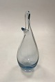 Holmegaard Duckling / Næb-Vase af klart/aquafarvet glas