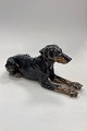 Royal Copenhagen Figur af hund -Dobermann No. 22691