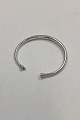 Moderne åben Armring i Sterling Sølv