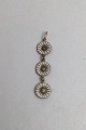 Georg Jensen Sterling Sølv Marguerit Vedhæng