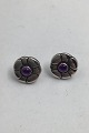 Georg Jensen Sterling Sølv Ørestikker No. 36 (Ametyst)