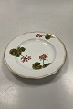 Royal Copenhagen Art Nouveau Stel No. 225 Pelargonoe Spisetallerken No. 2029