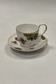 Royal Copenhagen Art Nouveau Stel No. 225 Pelargonie Høj Hanks kop No. 9113