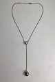 Georg Jensen Sterling Sølv Halskæde No. 441A Cave Jacqueline Rabun