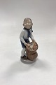 Royal Copenhagen Månedsfigur December - Dreng med Julesæk No. 4534