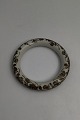 Royal Copenhagen Porcelæn Armring Blomstermotiv (Brunt)