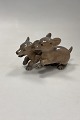 Royal Copenhagen Figur af Gravhunde Par No. 2120