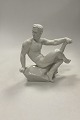 Dahl Jensen Blanc de Chine Figur Hercules af Jens Jacob Bregnø No. 1179