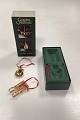 Georg Jensen Golden Christmas Julepynt - Snemand og Kælk 2004